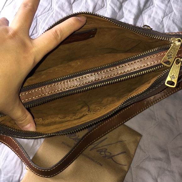 Patricia Nash Bettola saddle bag signature map - Picture 6 of 8